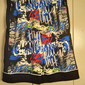 Pro Player Men's Large Graffiti Basketball Shorts (0617S1)